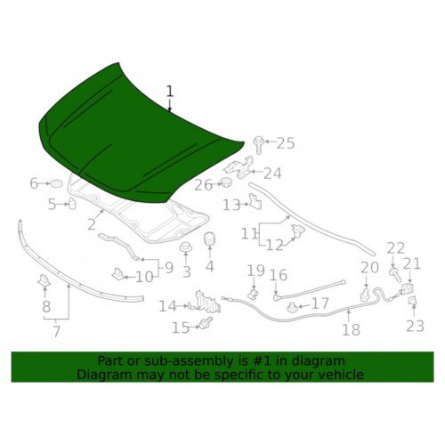 Капот AS08158661