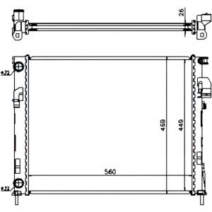 Радиатор охлаждения AS04042081