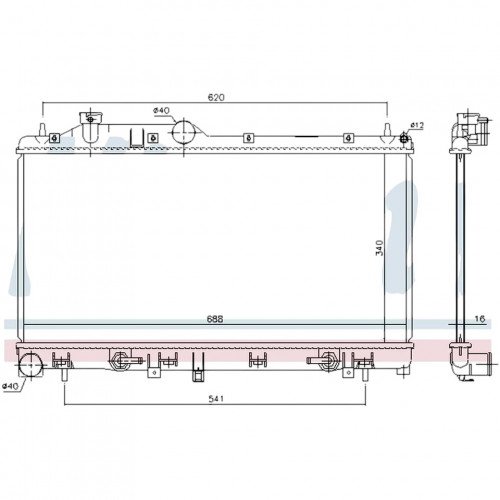 Радиатор охлаждения AS07869614