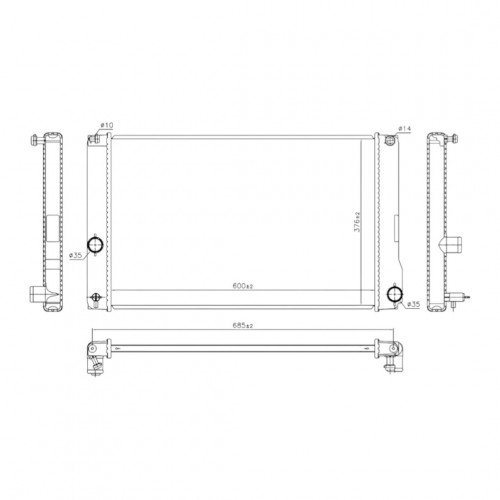 Радиатор охлаждения AS08158798