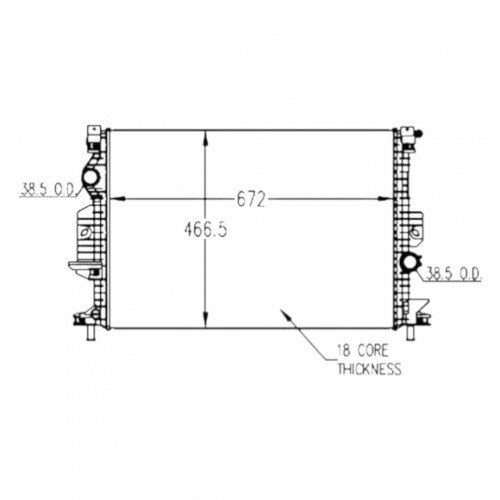 Радіатор охолодження AS08158799