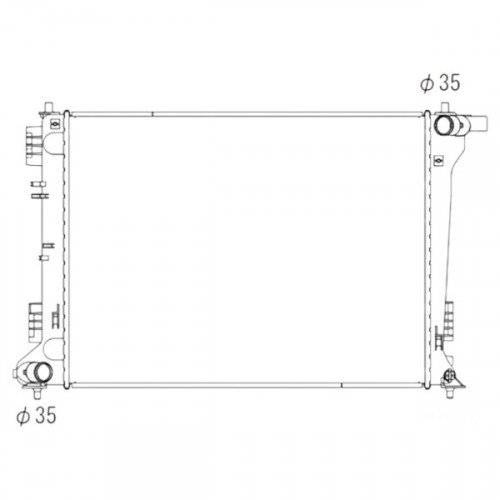 Радиатор охлаждения AS08158885