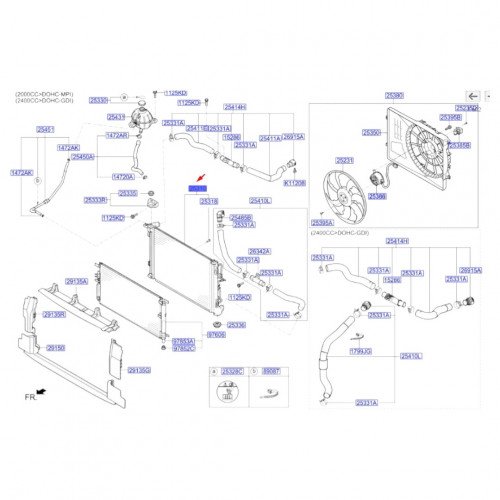 Радиатор охлаждения AS08158885