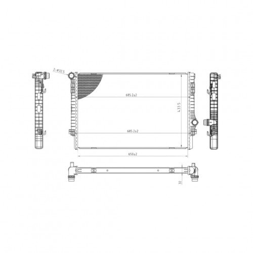 Радиатор охлаждения AS08158943