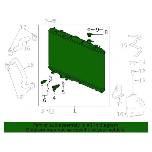 Радіатор охолодження AS08158946