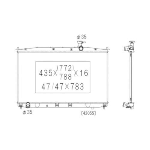 Радіатор охолодження AS08158947