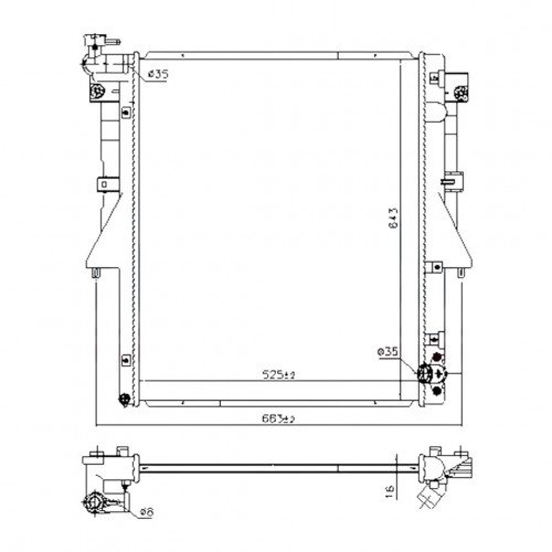Радіатор охолодження AS08158948