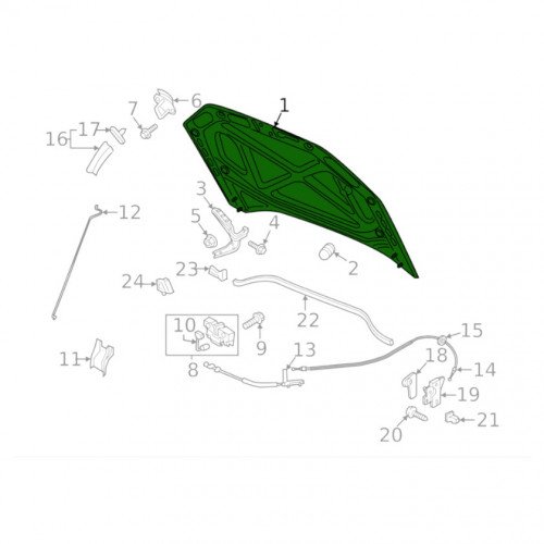 Капот AS08140861