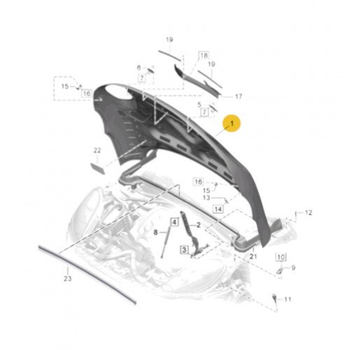 Капот AS08158433