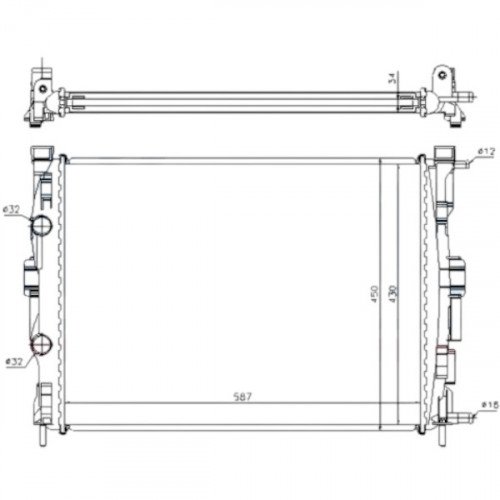 Радіатор охолодження AS00723574
