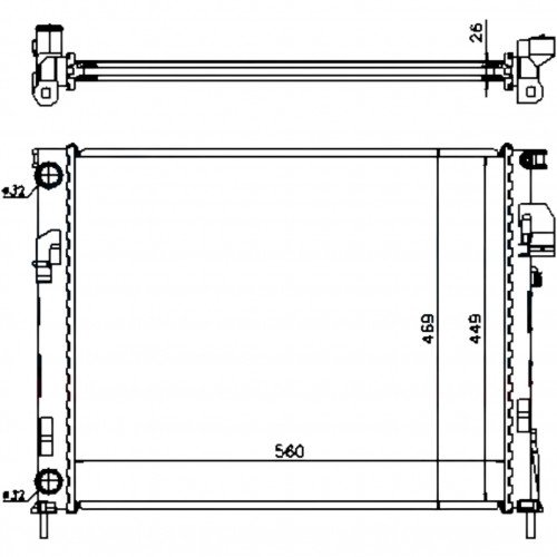 Радиатор охлаждения AS00723877